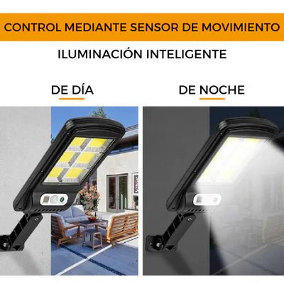 Potente foco solar con sensor de presencia SafeGarden - COMPRE 1 Y RECIBA 2 + Envio gratuito [ VÁLIDA HASTA 29/05]