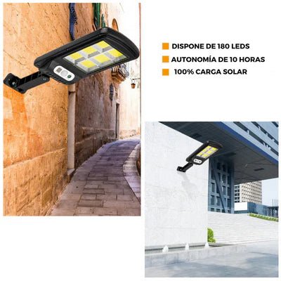 Potente foco solar con sensor de presencia SafeGarden - COMPRE 1 Y RECIBA 2 + Envio gratuito [ VÁLIDA HASTA 29/05]