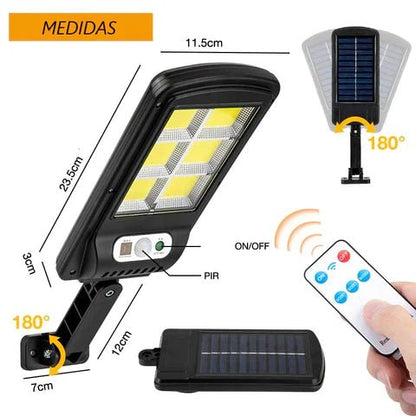 Potente foco solar con sensor de presencia SafeGarden - COMPRE 1 Y RECIBA 2 + Envio gratuito [ VÁLIDA HASTA 29/05]